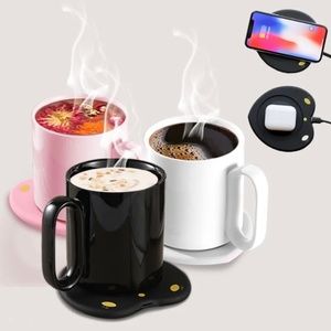 Wireless charging hot drink mug & hot plate